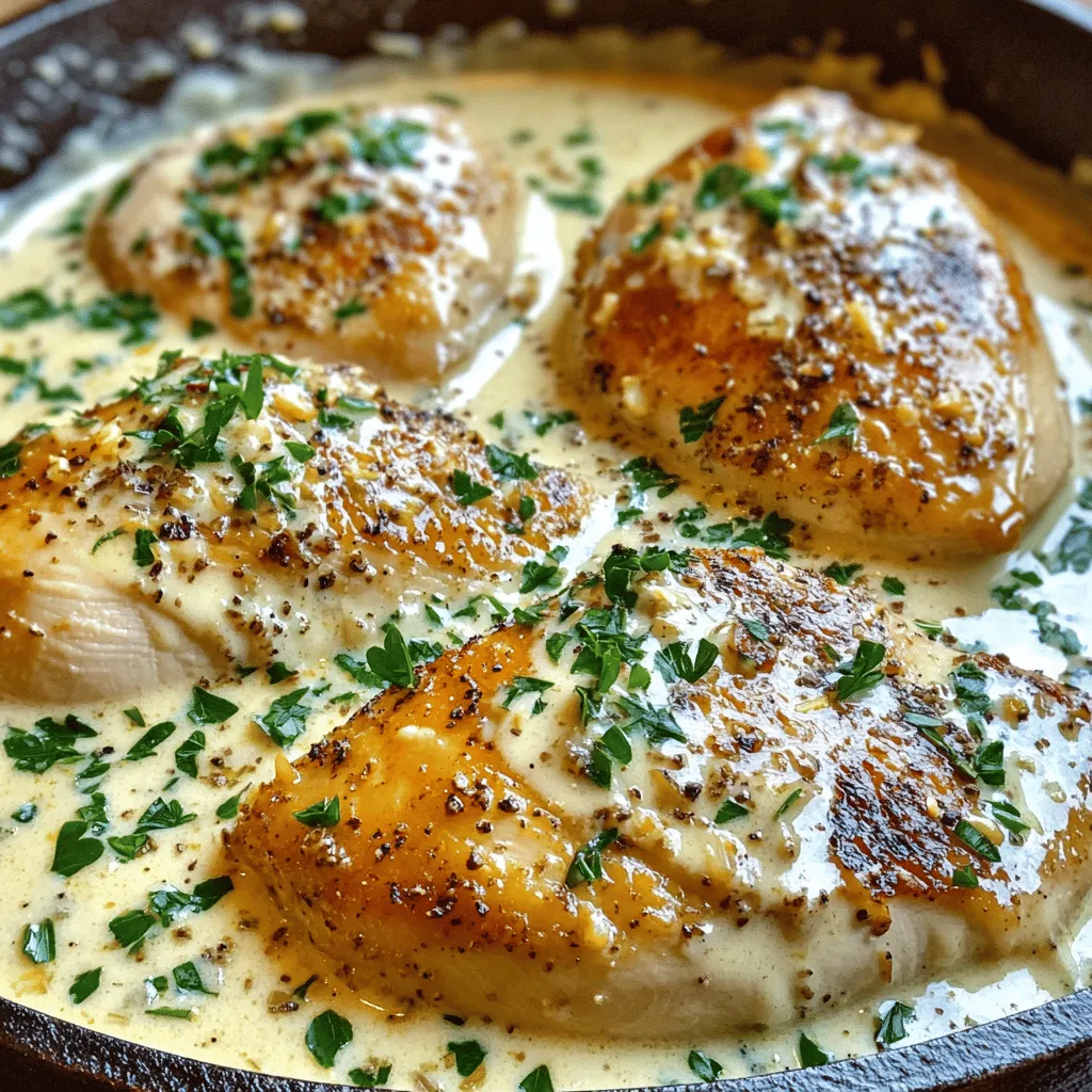 Savory Garlic Chicken in a Creamy Sauce Genussgericht