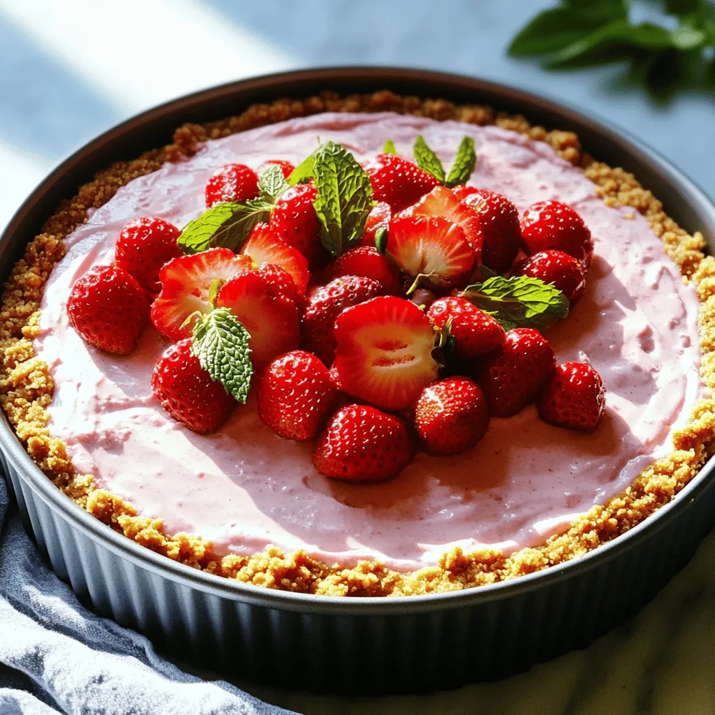 Für diesen tollen veganen Erdbeer-Cheesecake brauchst du einige einfache Zutaten. Hier sind die Hauptzutaten: