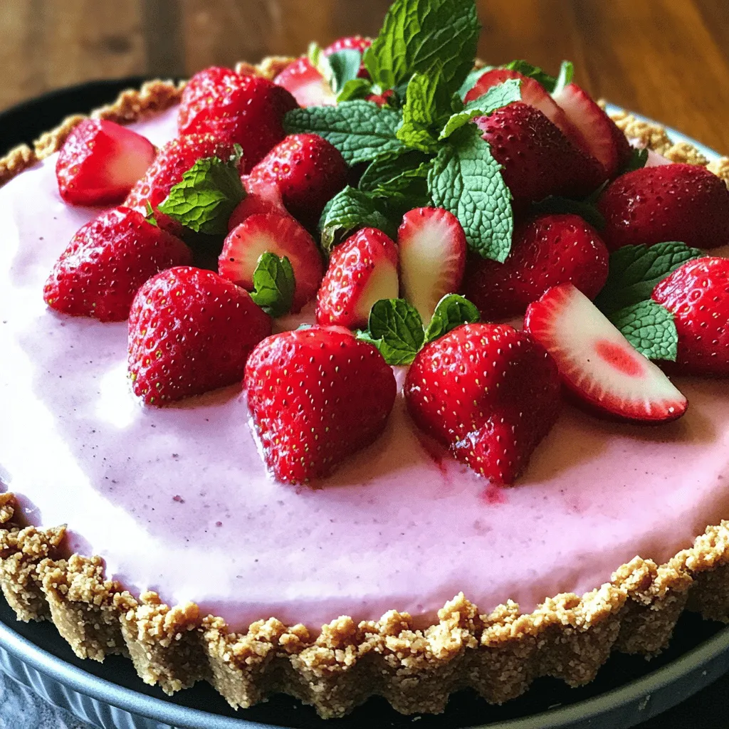Vegan Strawberry Cheesecake Einfach und Lecker