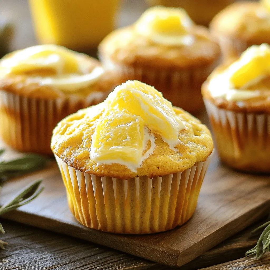 Lemon Cream Cheese Muffins Einfach und Lecker Rezept