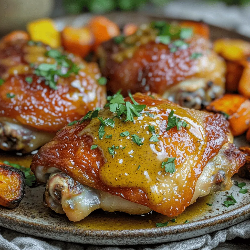 Honig-Senf Hähnchenschenkel Einfach und lecker zubereiten