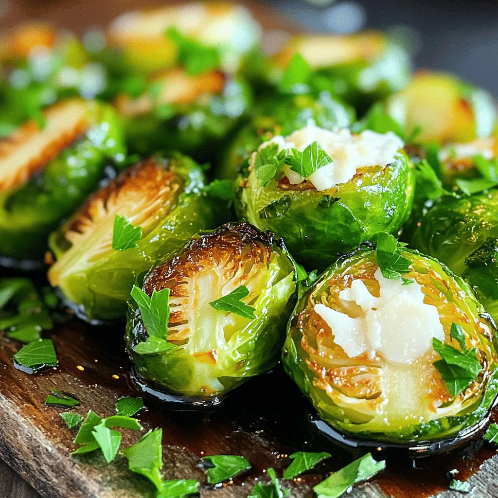 Röstende Brüsseler Sprossen mit Balsamico-Glanz