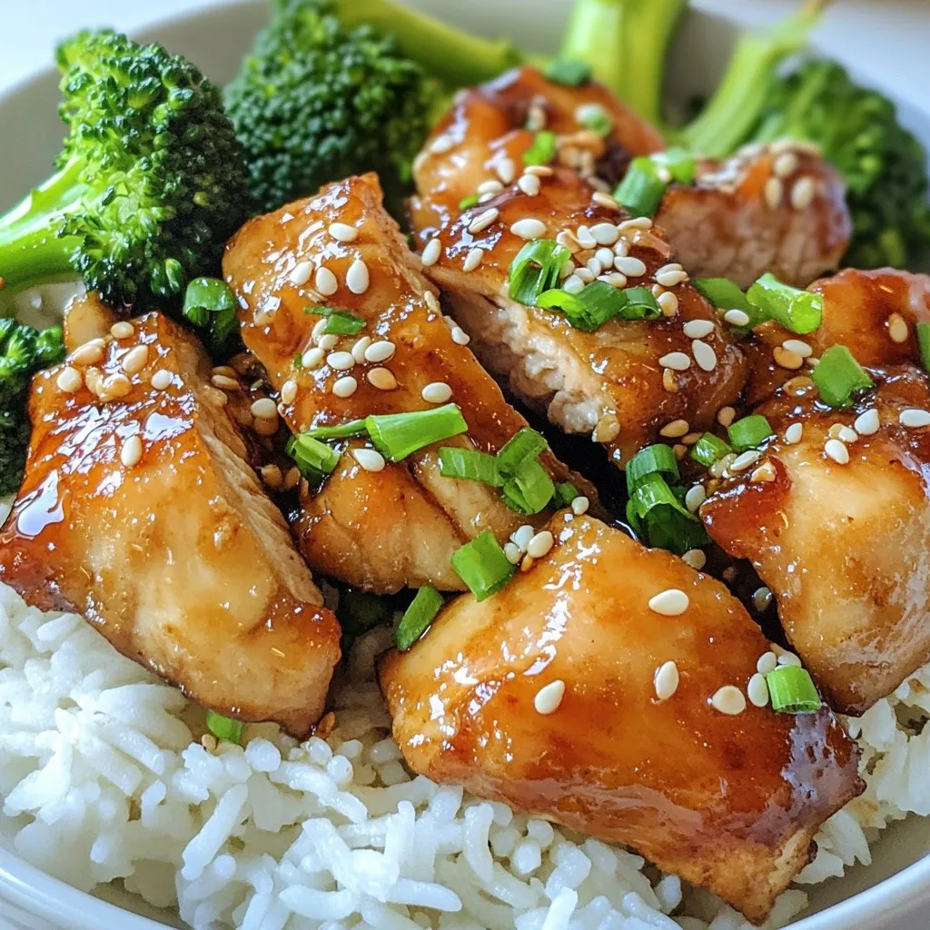 Honey Garlic Teriyaki Chicken Schnelles und Einfaches Rezept