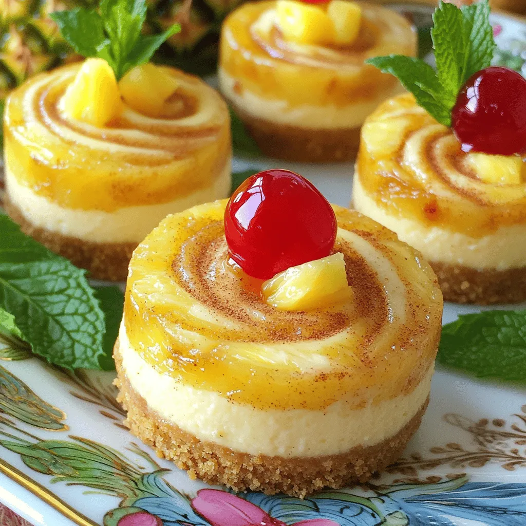 Für die Delightful Mini Pineapple Upside-Down Cheesecakes benötigen Sie: