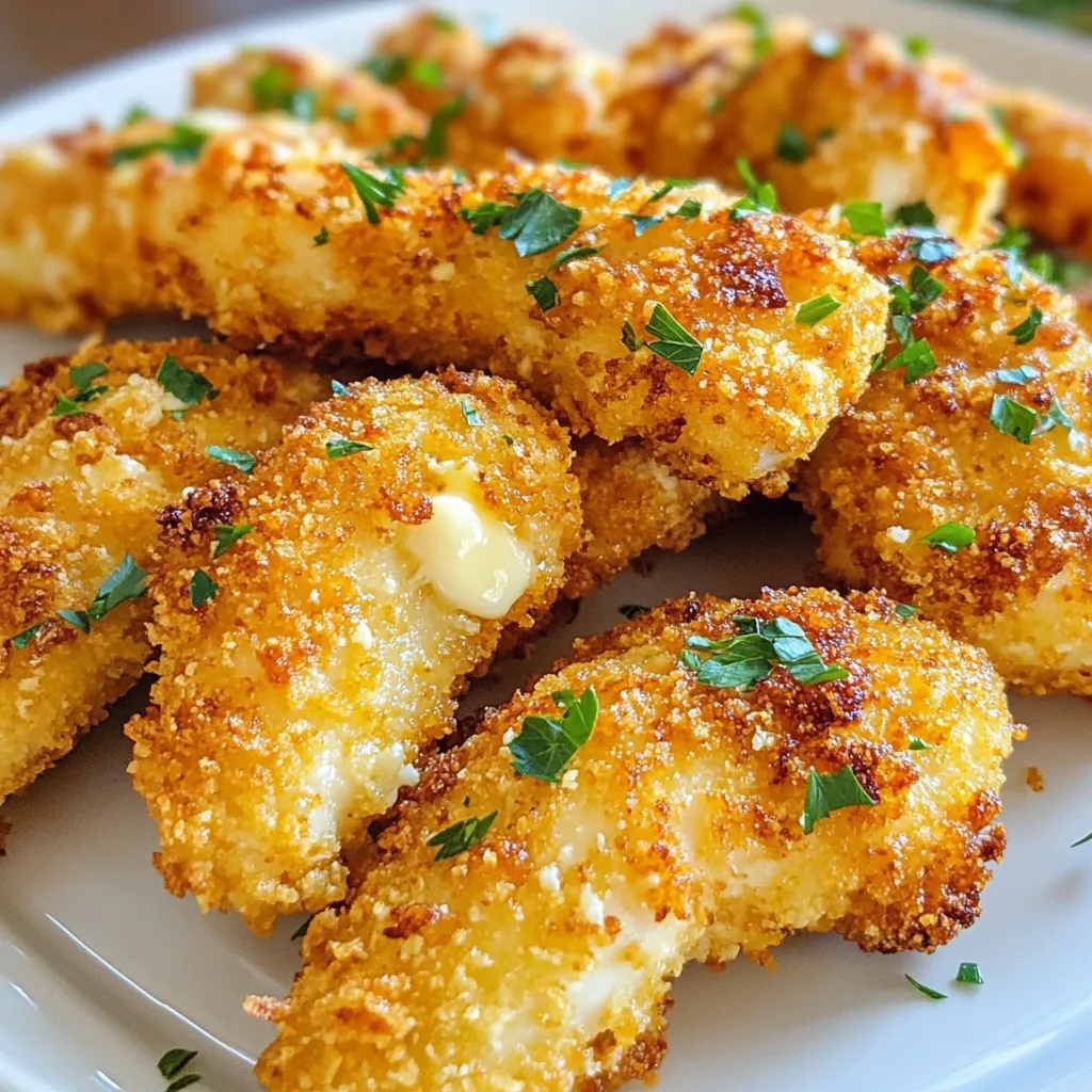 Knoblauch Parmesan Hähnchenstücke Einfaches Rezept