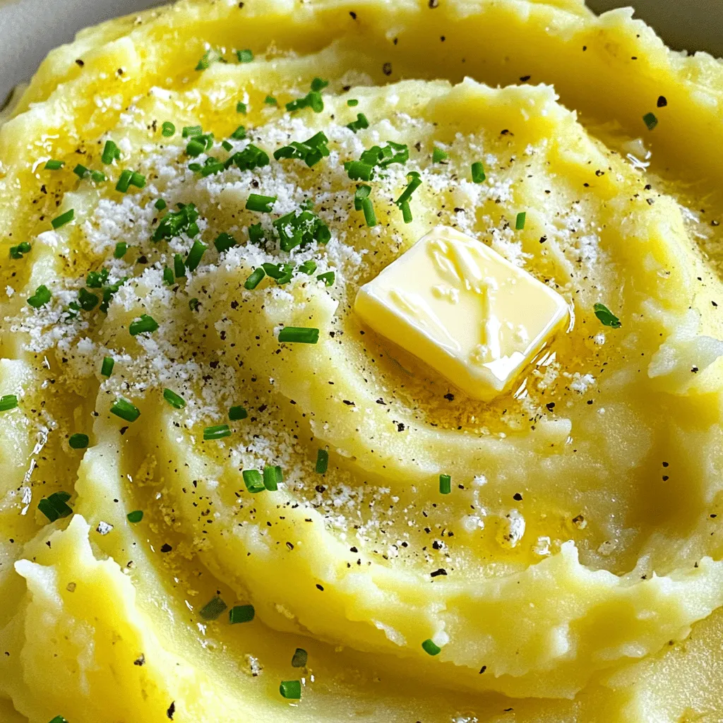 Slow Cooker Garlic Parmesan Mashed Potatoes Rezept