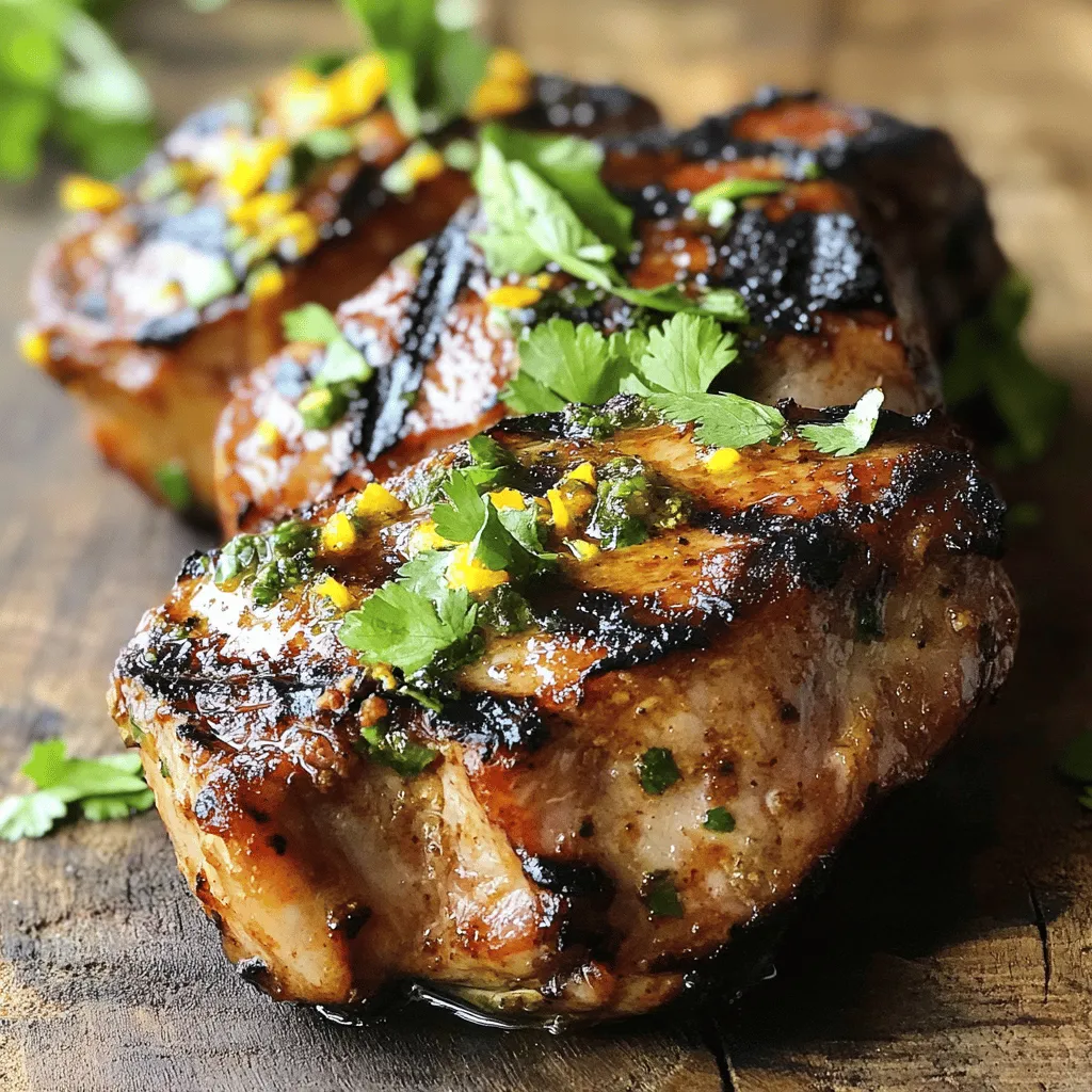 Um das perfekte Mojo-Pork zu machen, brauchst du einige frische Zutaten. Für unser Rezept benötigst du 1,5 kg Schweinefleisch. Schulter oder Nacken sind ideal. Du brauchst auch 6 Knoblauchzehen. Diese sollten fein gehackt sein. Frisch gepresster Orangensaft ist wichtig. Du benötigst 1/2 Tasse davon. Auch 1/4 Tasse Limettensaft ist notwendig. Das gibt dem Fleisch einen tollen Geschmack. Olivenöl, Kreuzkümmel, Oregano und Paprika sind die nächsten Zutaten. Vergiss nicht, Salz und Pfeffer für den Geschmack hinzuzufügen. Frische Korianderblätter sind zum Dekorieren.