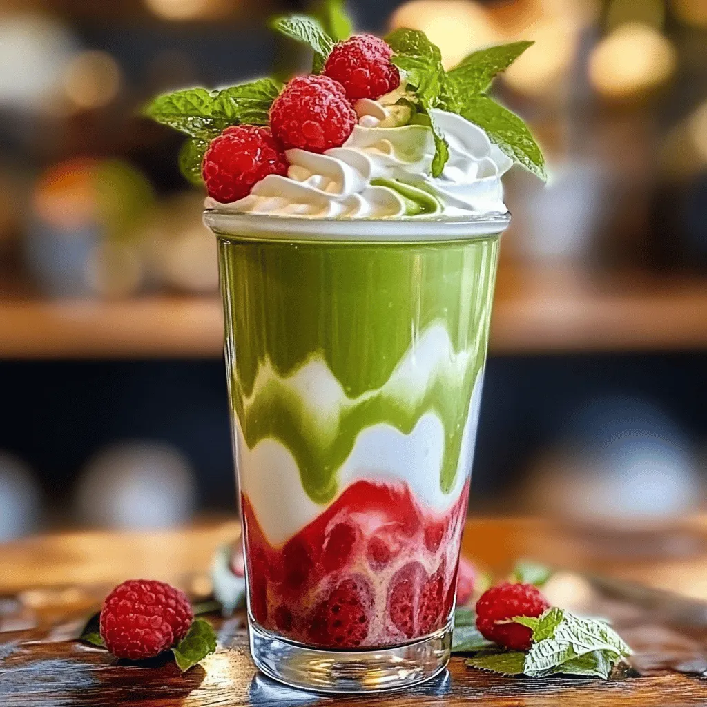Erdbeer Matcha Latte Kraftvoll und Gesund Genießen