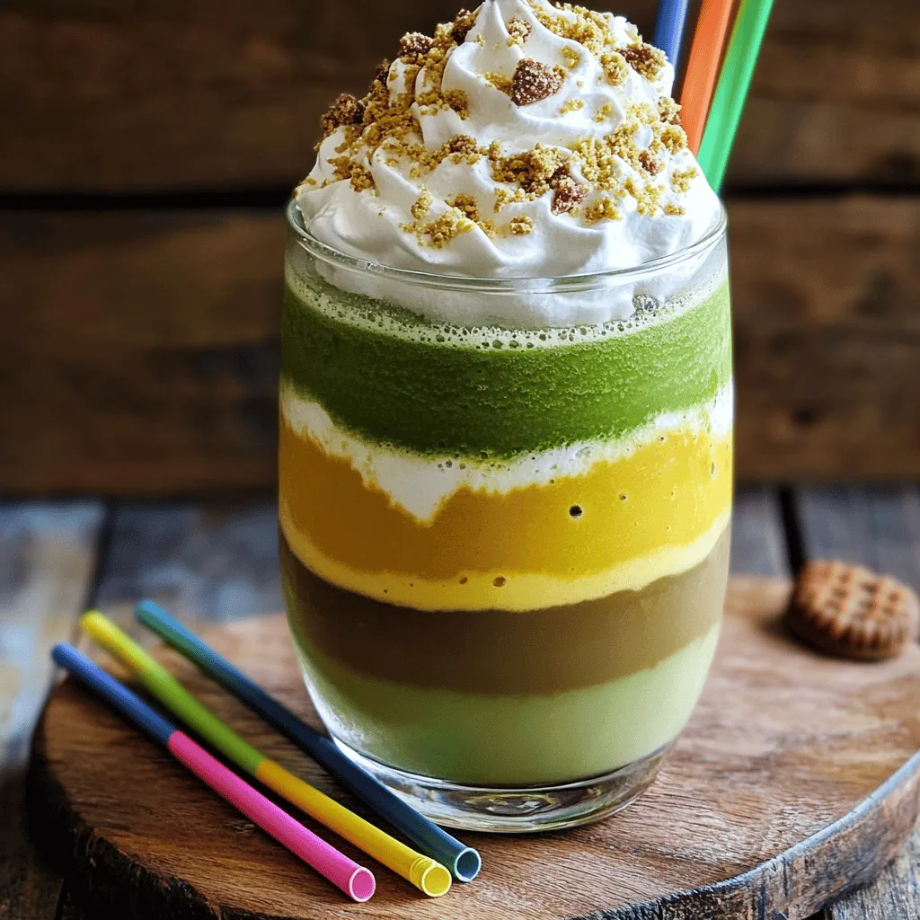 Um einen Cookies & Cream Matcha Frappe zuzubereiten, brauchst du einige einfache Zutaten.