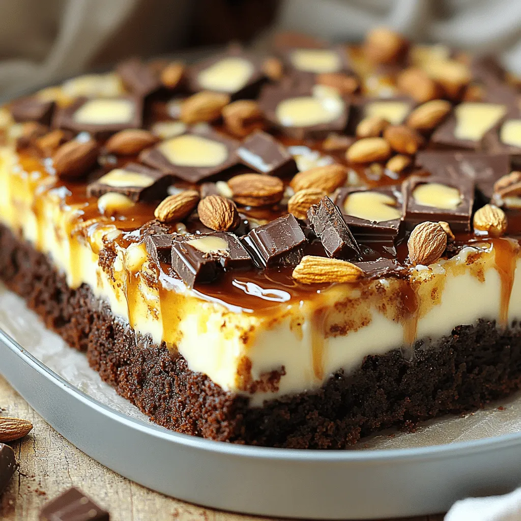 Caramel Brownie Cheesecake Verführerisches Rezept