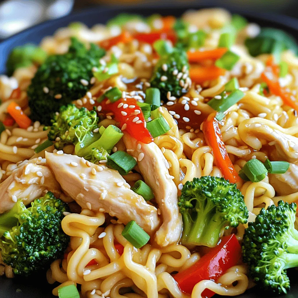 Minute Sesam Ingwer Hähnchen Nudeln Einfaches Rezept