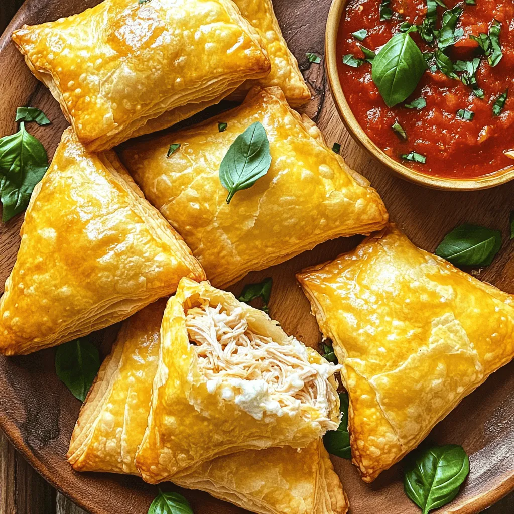 Leckere Chicken Parmesan Pillows Einfaches Rezept