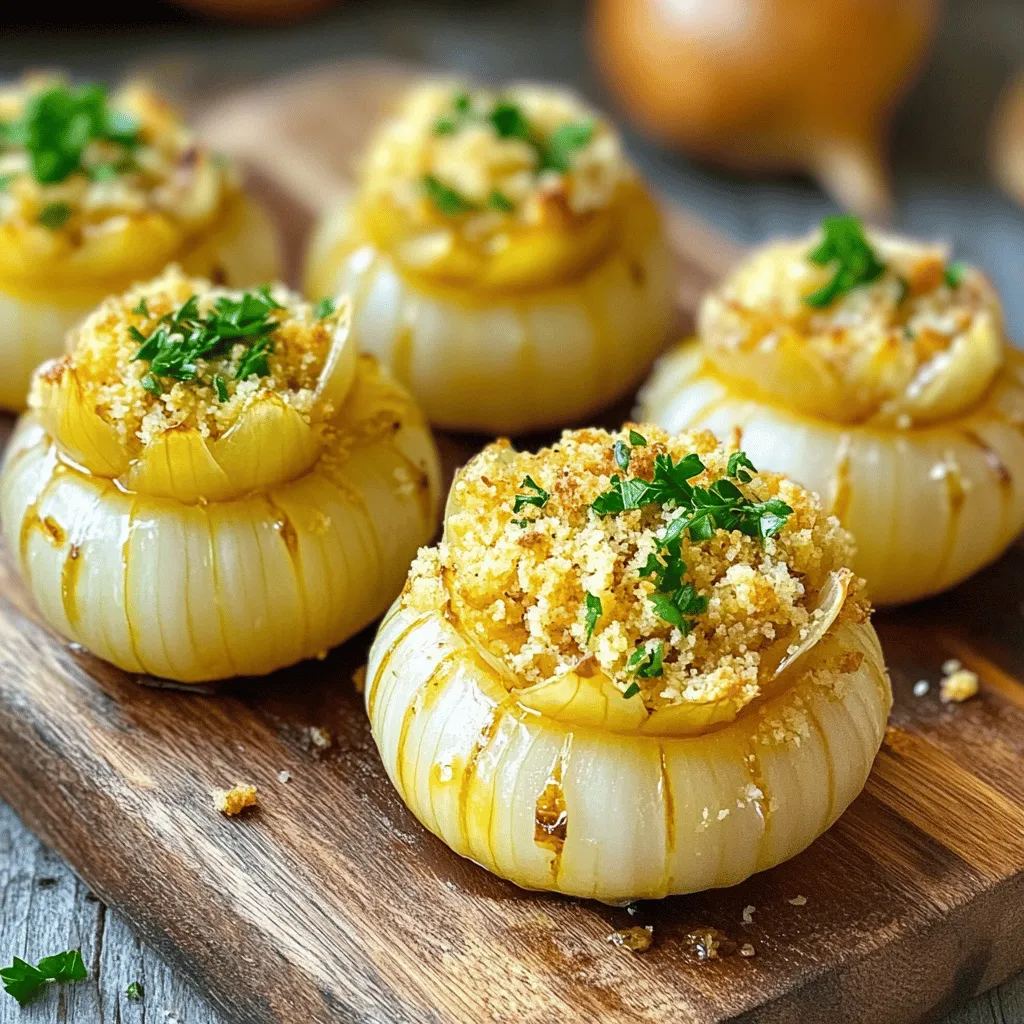 Fiori di cipolla al forno köstlich und einfach zubereiten