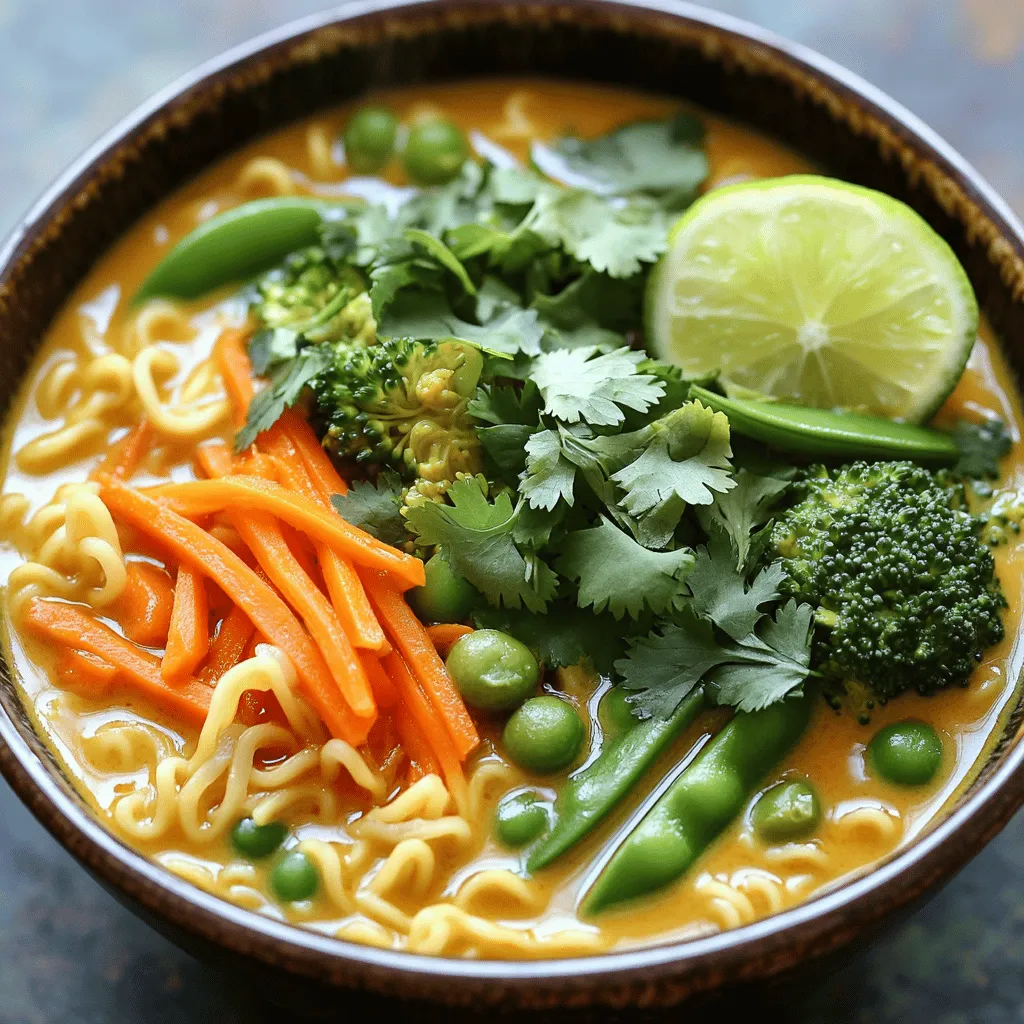 Vegan Coconut Curry Ramen Einfache und Leckere Mahlzeit