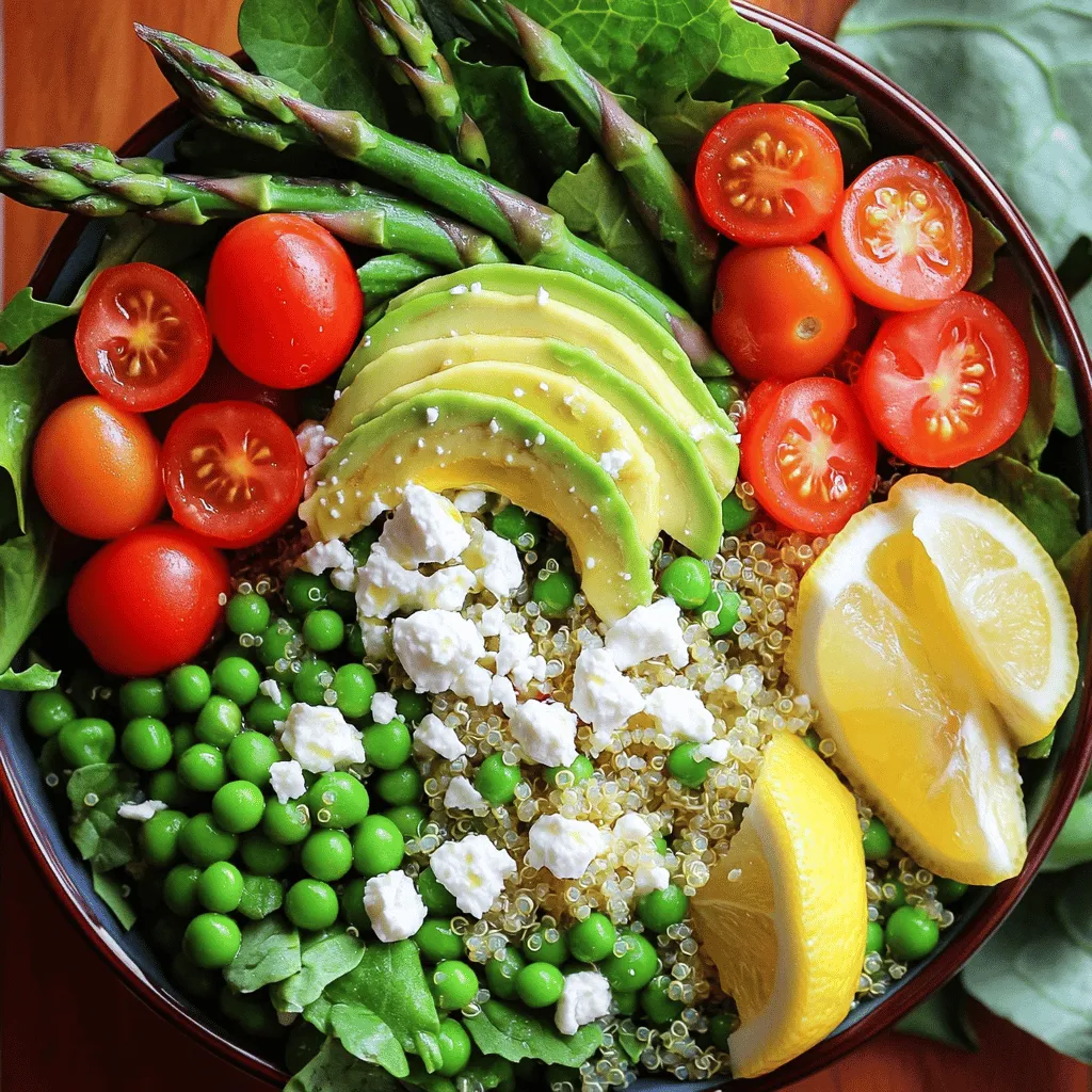Frühlingsgemüse Power-Bowls Einfach und Lecker Rezept