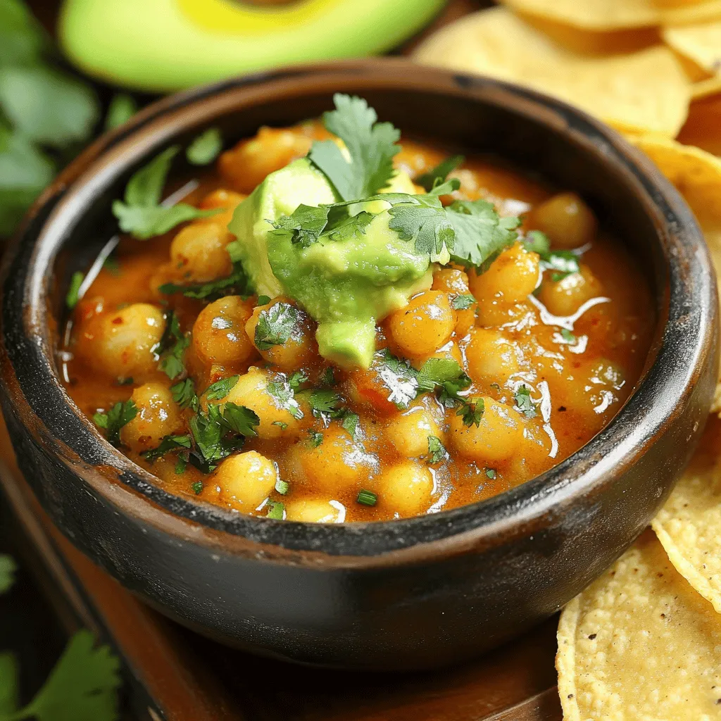 Um mexikanisches Straßenmais-Hühnchen-Chili zuzubereiten, brauchst du einige frische und einfache Zutaten. Du benötigst 500 g gekochte Hähnchenbrust, 2 Tassen frischen Mais oder eine Dose, eine gewürfelte Zwiebel, 2 gehackte Knoblauchzehen, eine gewürfelte grüne Paprika und eine Dose weiße Bohnen. Außerdem kommen 4 Tassen Hühnerbrühe, Kreuzkümmel, Paprika, Cayennepfeffer, Limettensaft, Salz, Pfeffer, saure Sahne, frischer Koriander, Avocadoscheiben und Tortilla-Chips dazu.