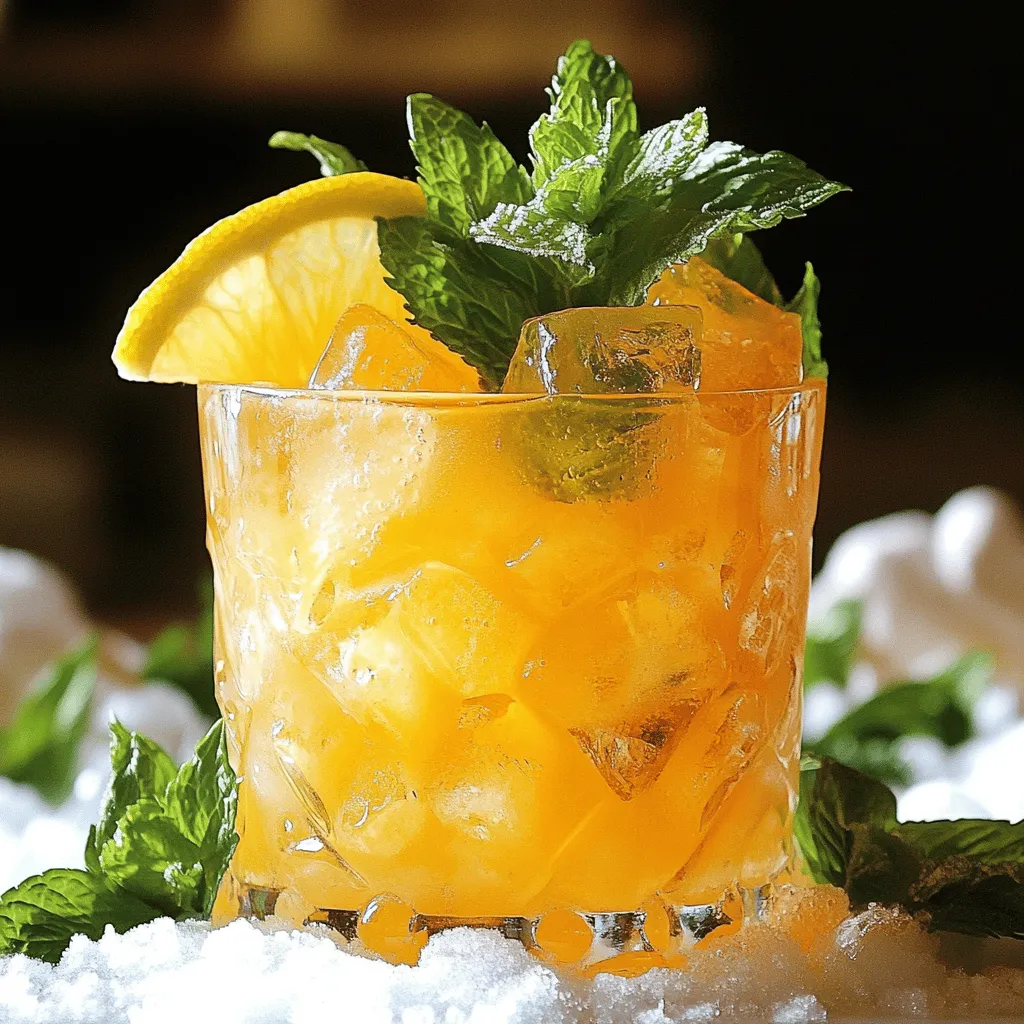 Für die einfache gefrorene Pfirsich-Limonade benötigen Sie nur wenige Zutaten. Sie brauchen vier reife Pfirsiche, die Sie entsteinen und grob hacken. Außerdem benötigen Sie eine Tasse frischen Zitronensaft, der etwa von vier bis sechs Zitronen stammt. Süßen Sie die Limonade mit einer halben Tasse Honig oder Agavensirup. Zu guter Letzt fügen Sie zwei Tassen kaltes Wasser hinzu. Eiswürfel sind optional, aber sie geben eine frostigere Konsistenz. Vergessen Sie nicht die frischen Minzblätter zur Dekoration.