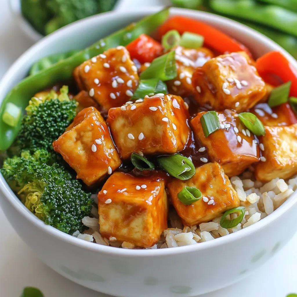 Honey Garlic Tofu Bowls Kraftvolle Geschmackserlebnisse