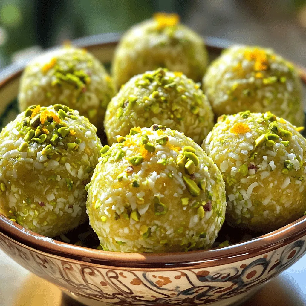 Leckere Orange Blossom Delight Balls Einfaches Rezept