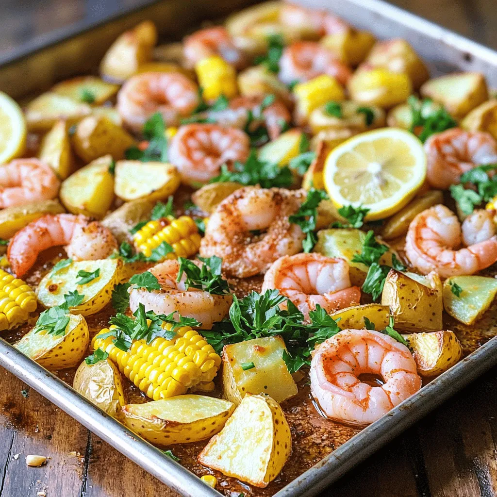 Sheet Pan Shrimp Boil Einfache und köstliche Mahlzeit