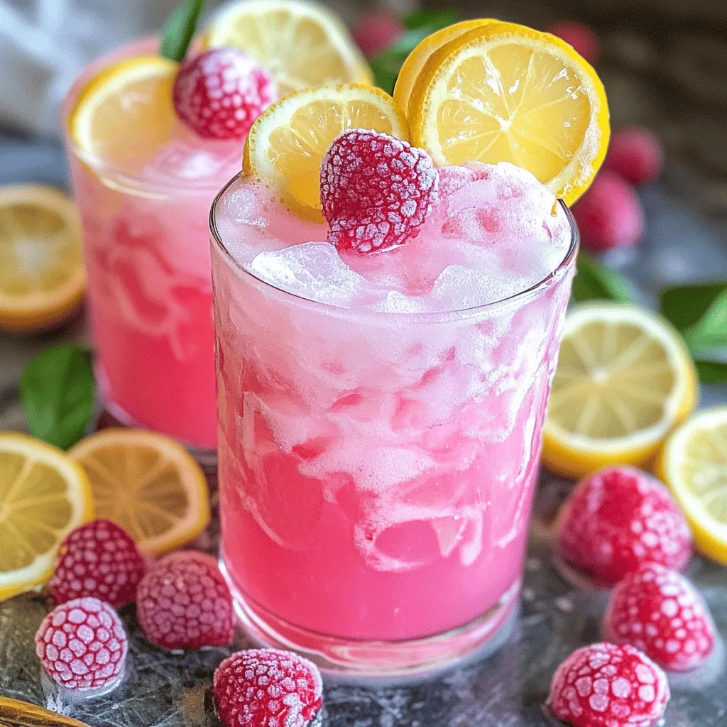 Um eine geschlagene pinke Limonade zuzubereiten, benötigen wir einige einfache Zutaten. Du brauchst: