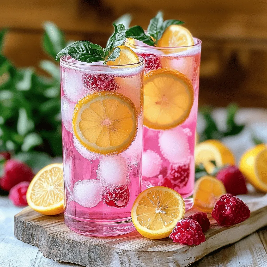 Whipped Pink Lemonade Frisch und Erfrischend Zubereiten