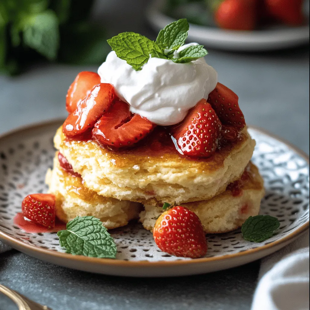 Einfache Strawberry Shortcake Köstlicher Genuss