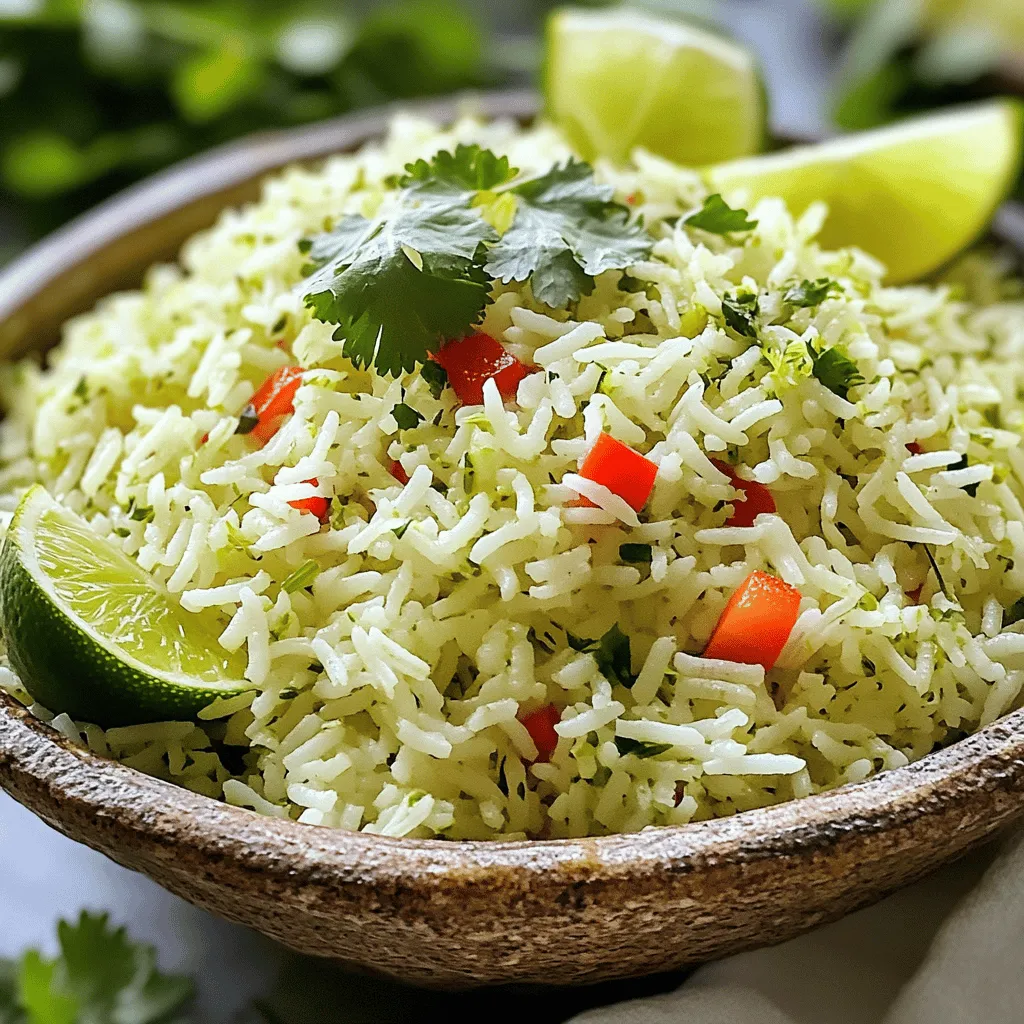 Einfacher Ein-Topf Koriander Limetten Reis Pilaw Rezept