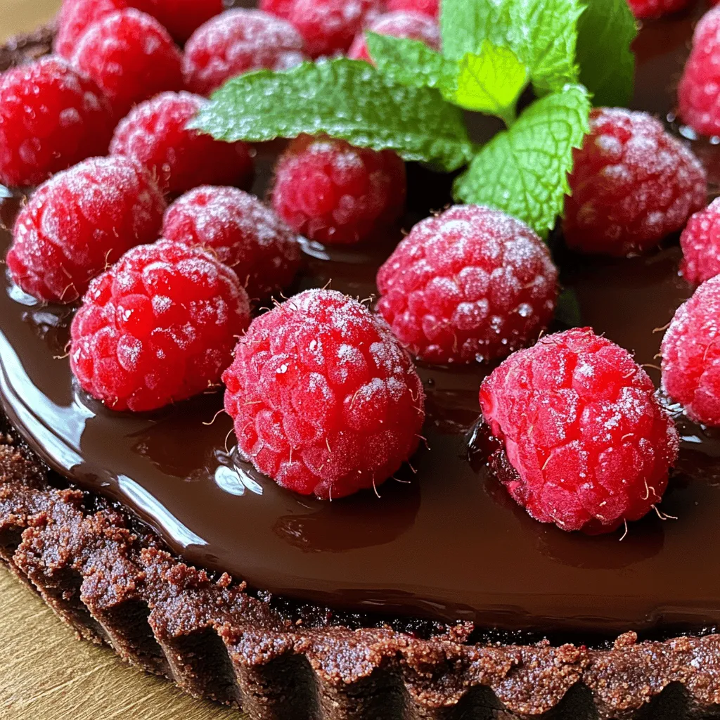 Schokoladen-Himbeer-Tarte Köstliche und einfache Anleitung