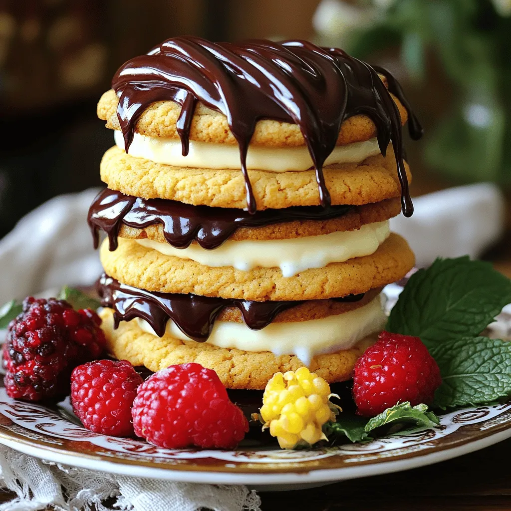 Für die Boston Cream Pie Cookies benötigen wir: