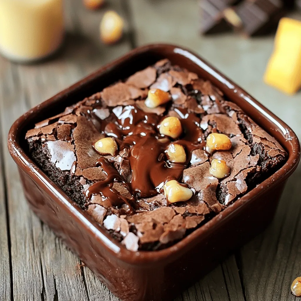 Cake Mix Brownies einfach und schnell zubereiten