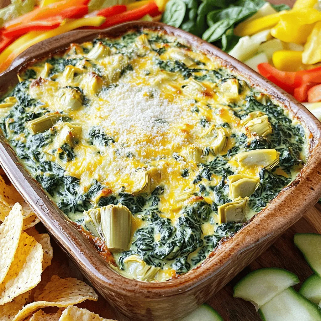Cremiger Spinat-Artischocken-Dip Genuss für alle