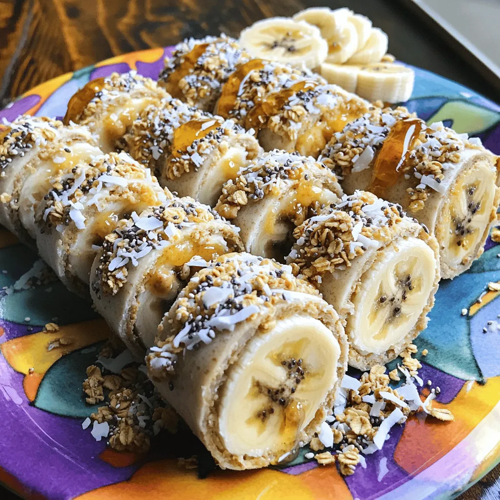 Peanut Butter Banana Sushi Einfaches Rezept genießen