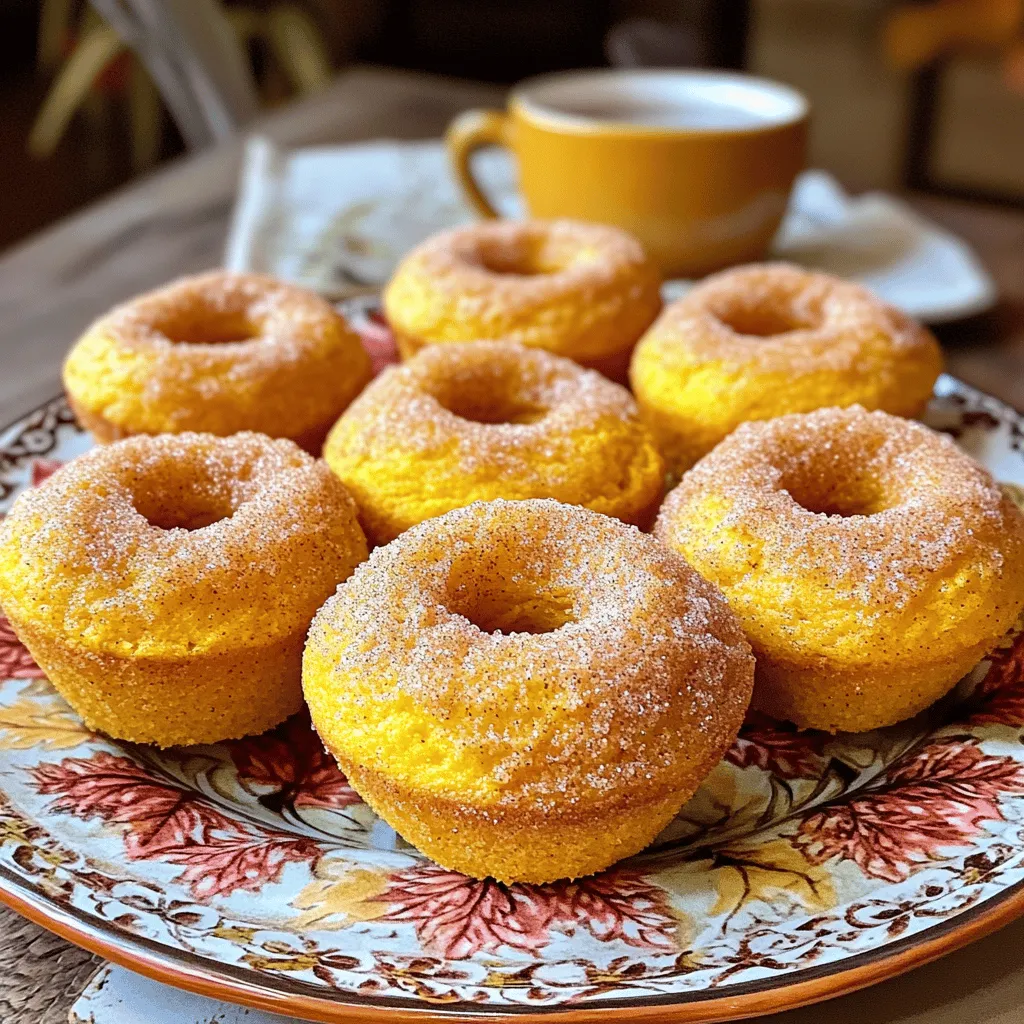 Kürbisspice Donut Muffins Köstliche Herbstleckerei