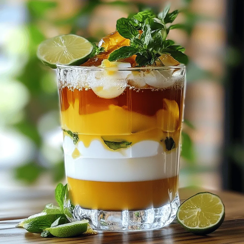 Authentic Thai Iced Tea Einfache und Erfrischende Zubereitung