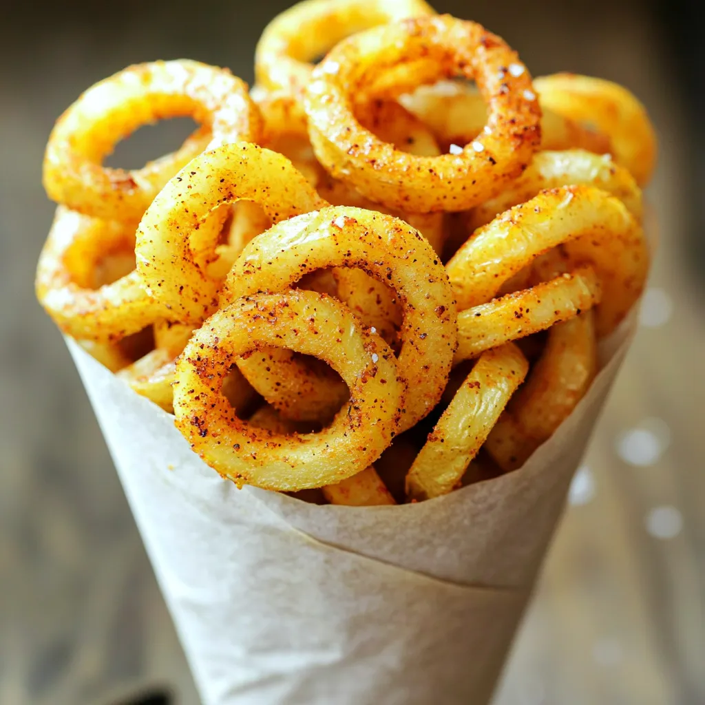 Air Fryer Crispy Curly Fries Knusprig und Lecker
