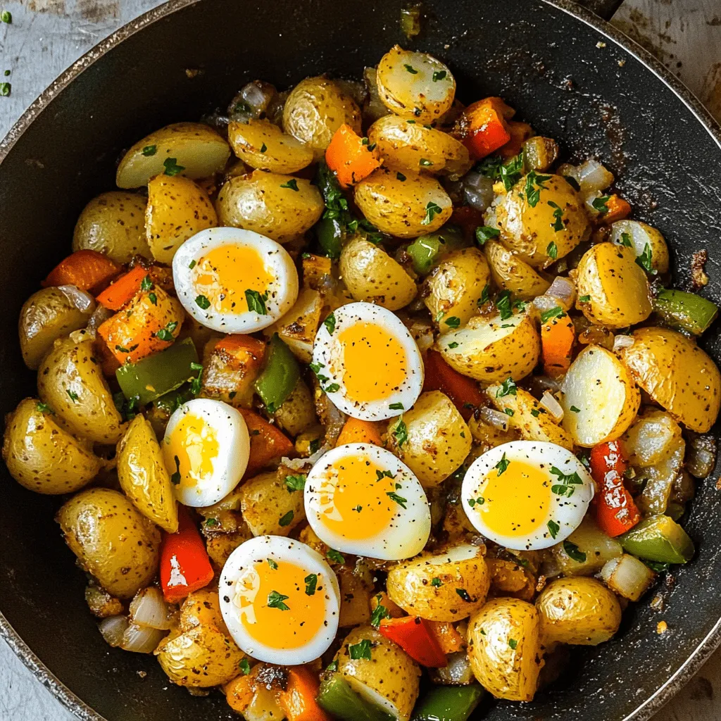 Herzhaftes Frühstücks-Hash Schnell und Einfach Zubereiten