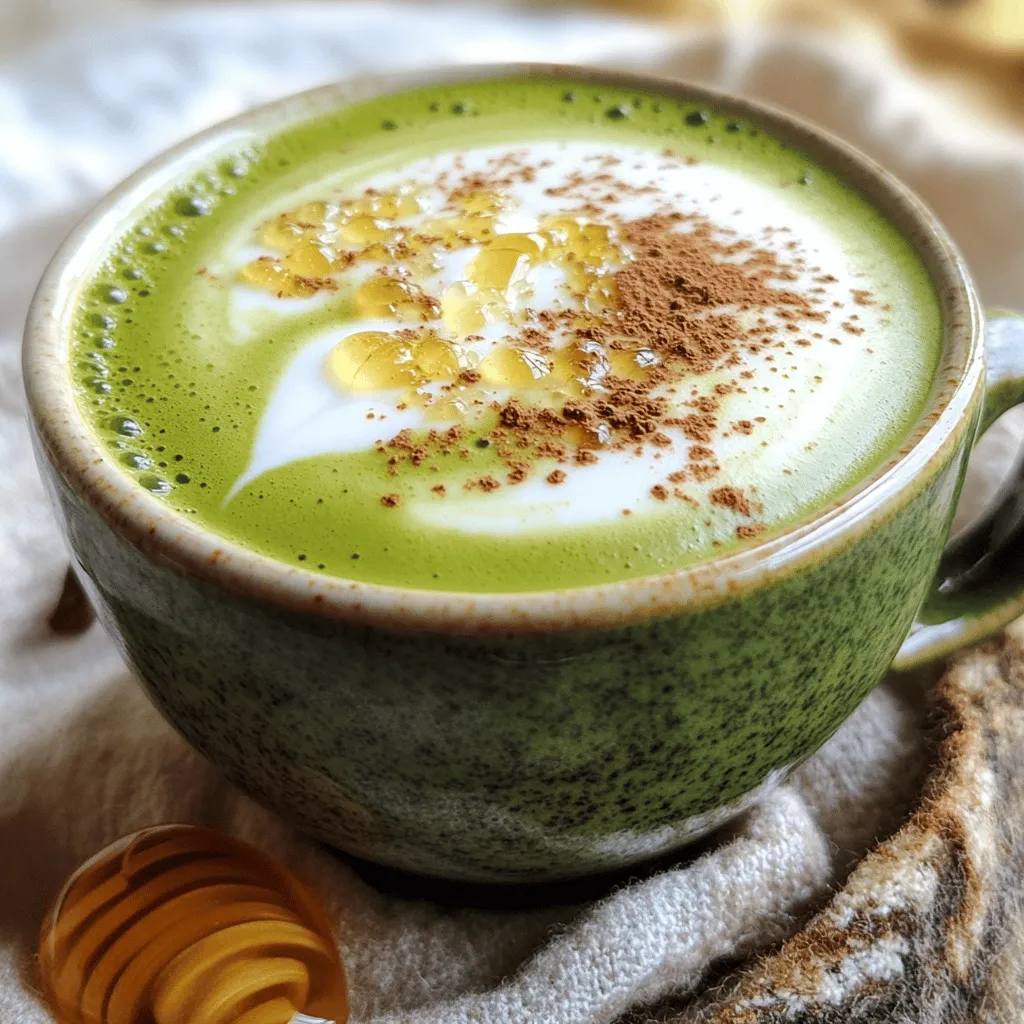 Um einen leckeren Matcha Cappuccino zuzubereiten, brauchst du nur einige einfache Zutaten. Du benötigst einen Teelöffel Matcha-Pulver, zwei Unzen heißes Wasser (ungefähr 80°C) und eine Tasse Milch. Du kannst Kuhmilch oder pflanzliche Milch wie Hafer- oder Mandelmilch verwenden. Optional kannst du einen Esslöffel Honig oder Ahornsirup hinzufügen. Zum Schluss kannst du Kakaopulver oder Zimt zum Bestäuben verwenden.