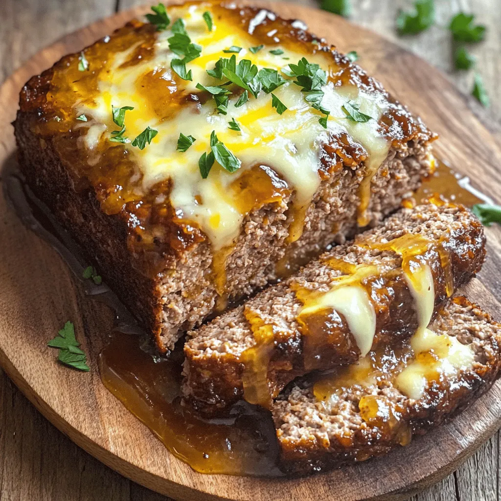 Crockpot French Onion Meatloaf Rezept Genial Einfach