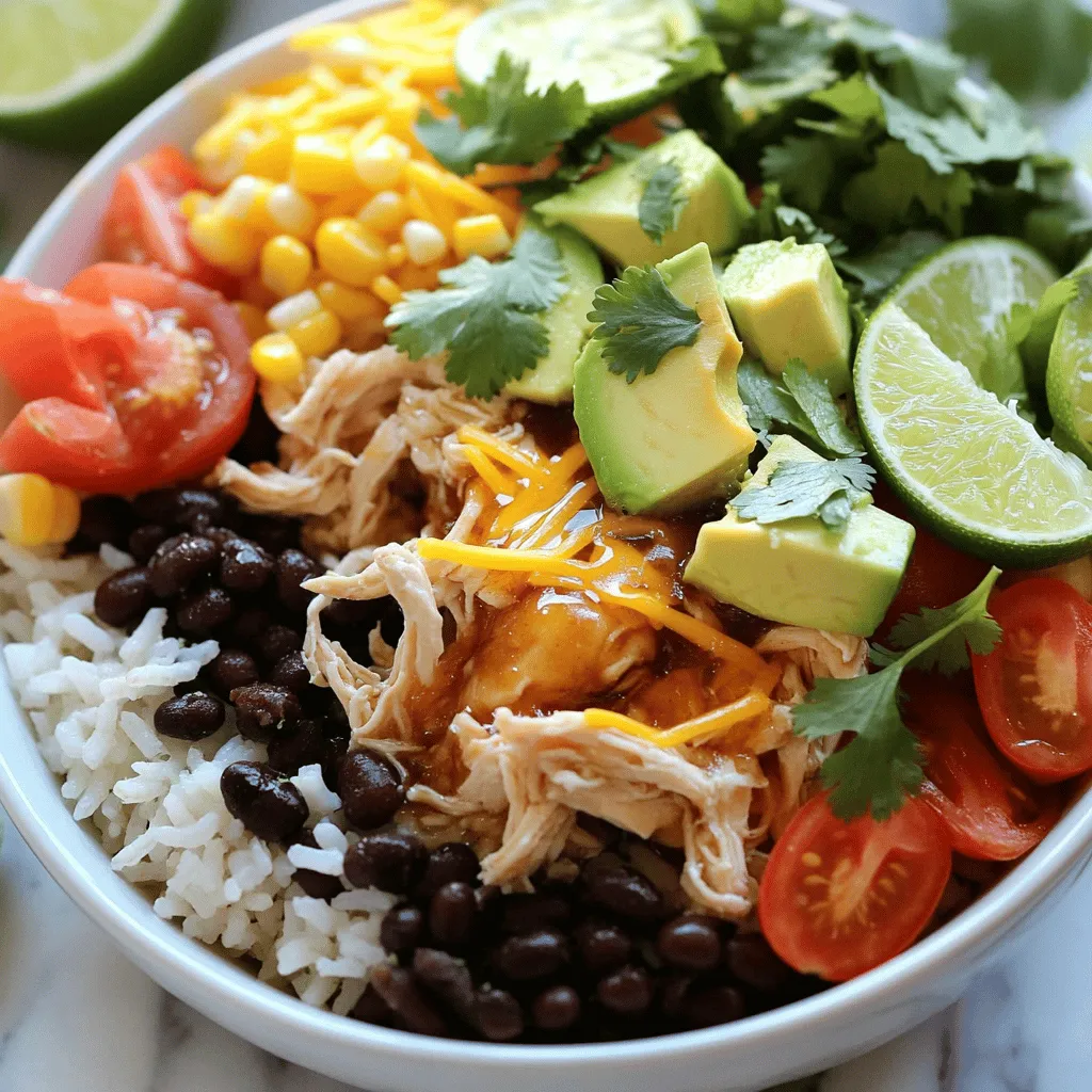 Instant Pot Honey Lime Chicken Burrito Bowls Rezept