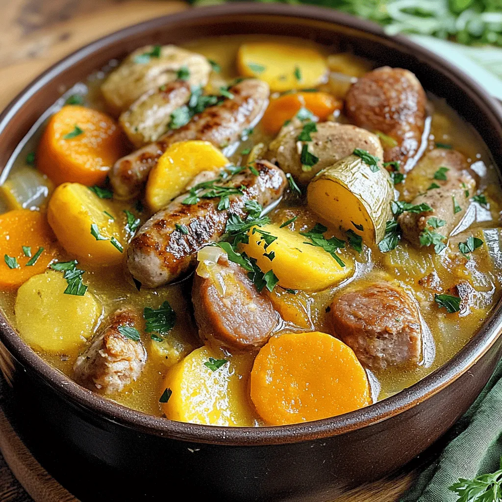 Slow Cooker Irish Dublin Coddle Einfache Zubereitung