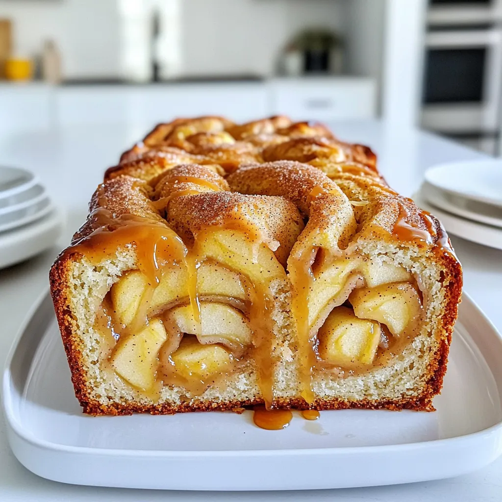 Caramel Apple Cinnamon Swirl Bread Einfaches Rezept