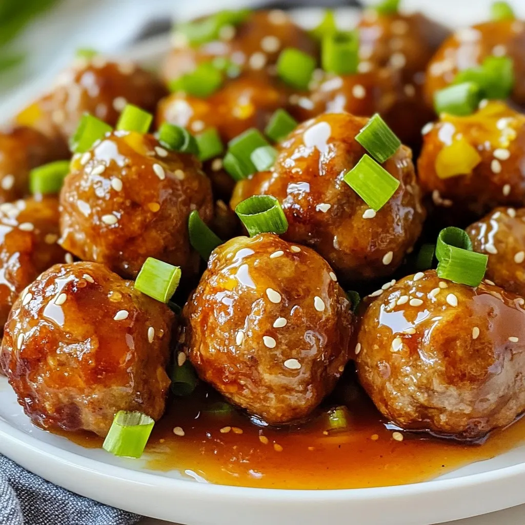 Honey Garlic Glazed Meatballs Schmackhafte Geschmacksexplosion