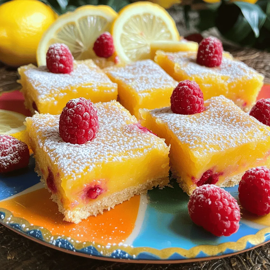 Raspberry Lemonade Bars Einfaches und Frisches Rezept