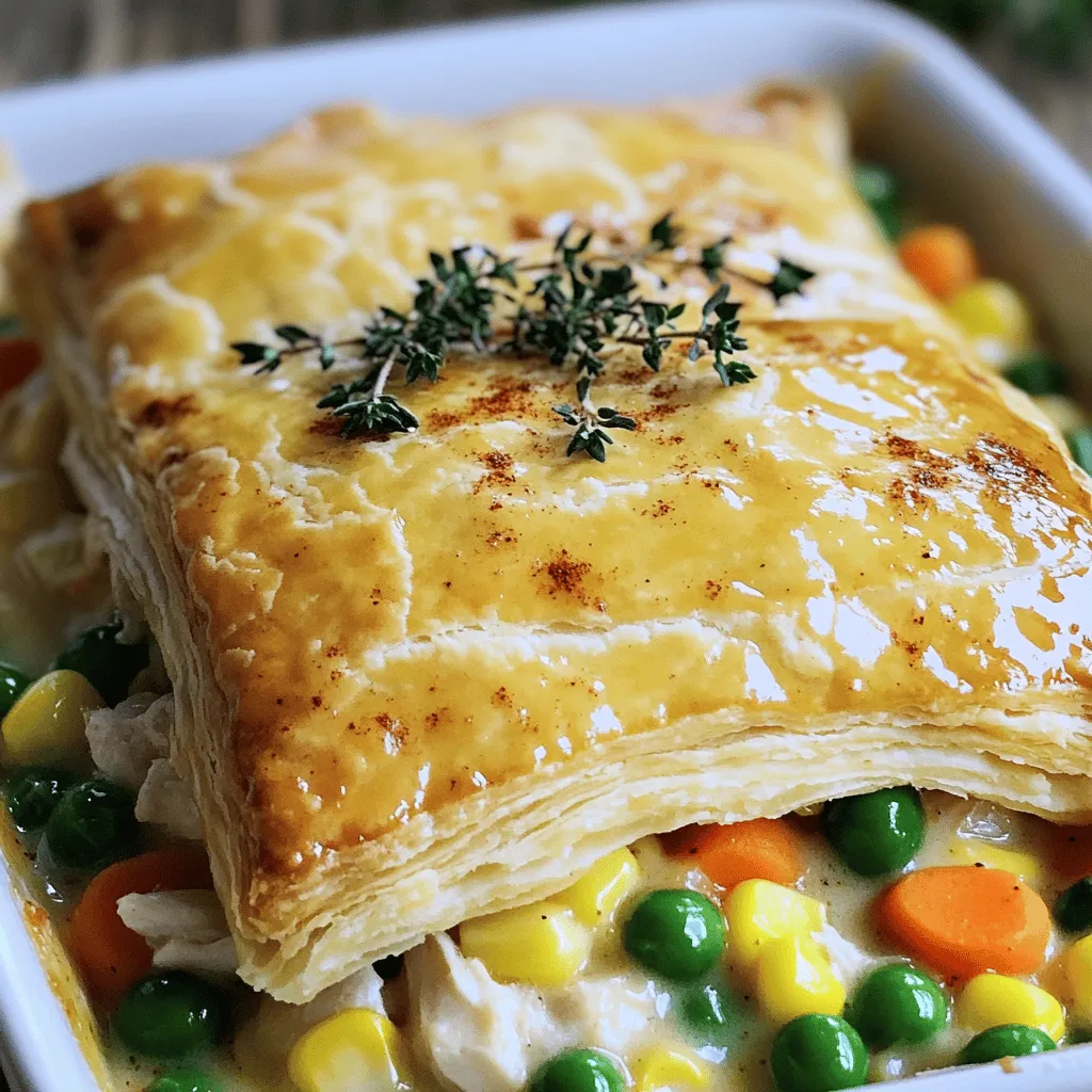 Chicken Pot Pie Casserole Einfaches und Schmackhaftes Gericht