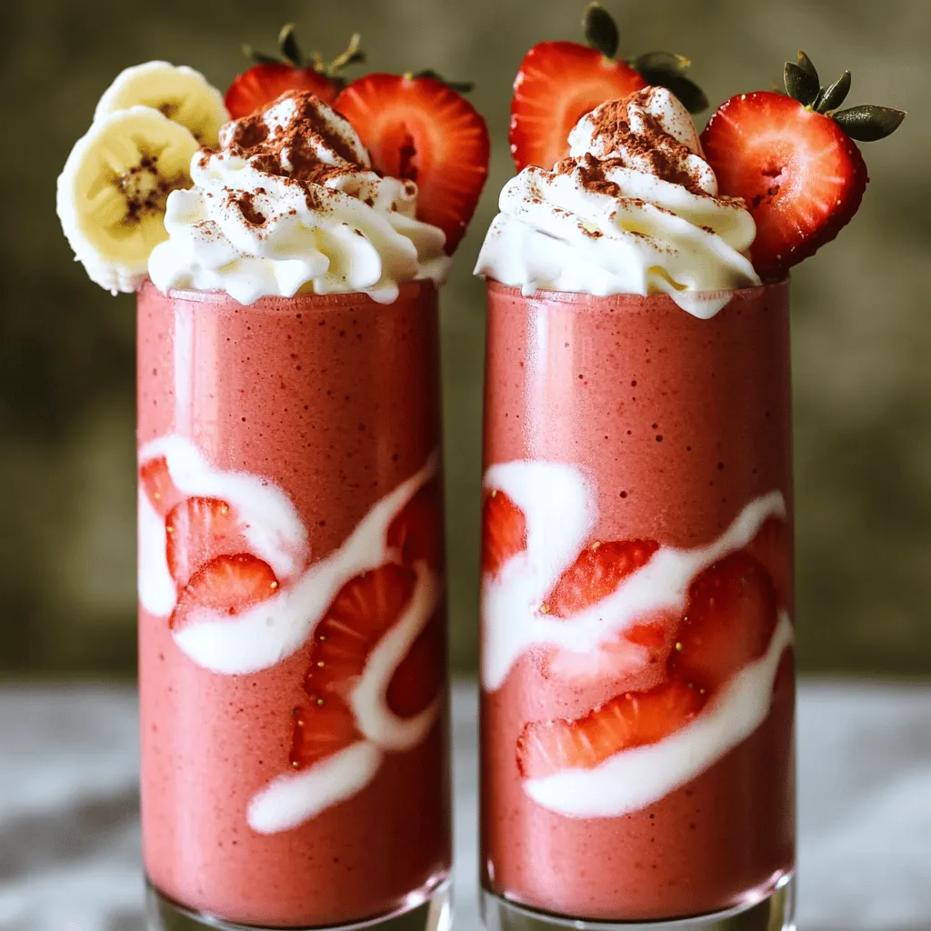 Schmackhafter Chocolate Strawberry Smoothie Rezept