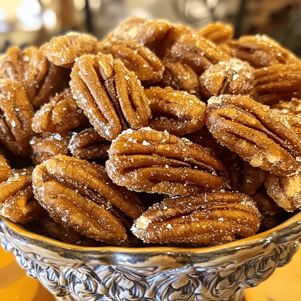 Sweet &#038; Spicy Candied Pecans Einfache Rezeptidee