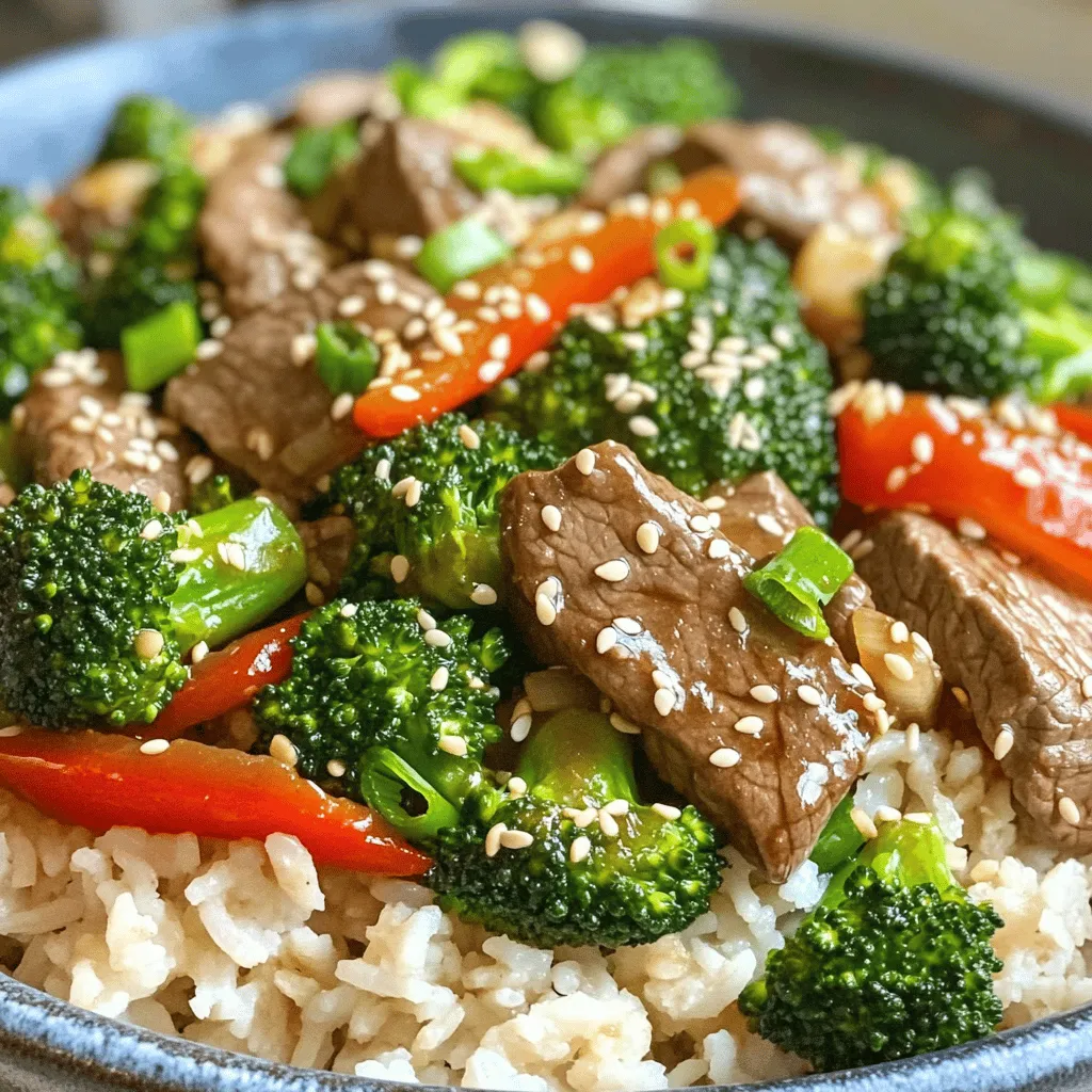 Einfache Rindfleisch-Brokkoli-Pfanne Leckeres Rezept