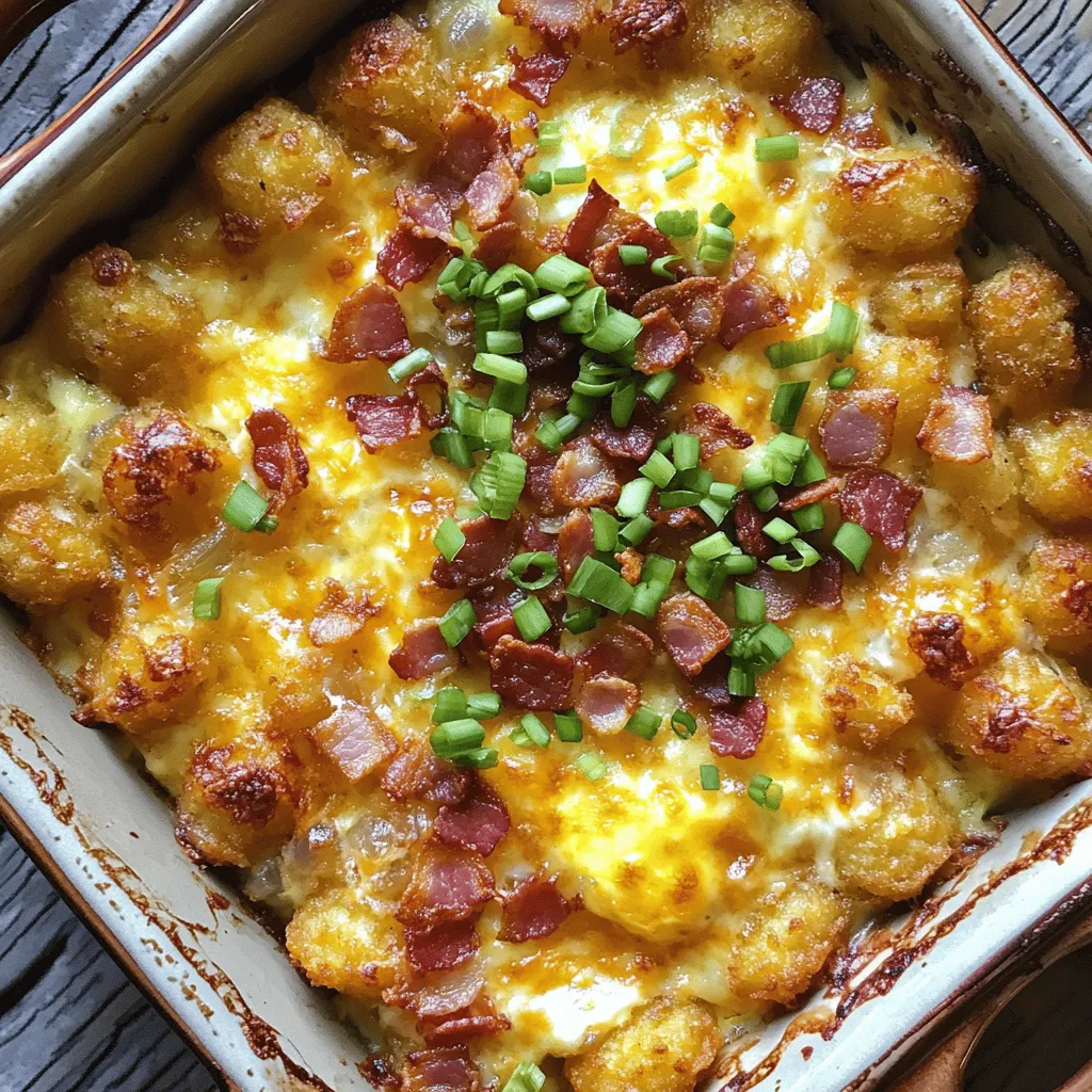 Cracked Out Tater Tot Frühstücksauflauf Rezept