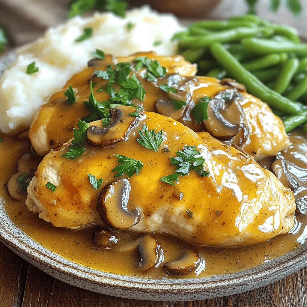 Einfache Chicken Marsala Schnelle und köstliche Mahlzeit